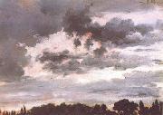 Adolph von Menzel Study of Clouds (nn02) oil painting picture wholesale